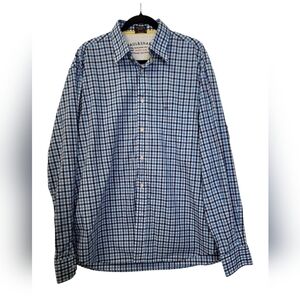 Paul and shark long sleeve button down plaid shirt